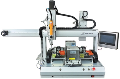 剃須刀雙平臺自動(dòng)鎖螺絲機（帶下料）